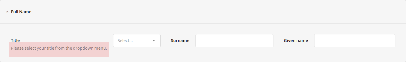 Long question description aligned to the left, with question title width unset